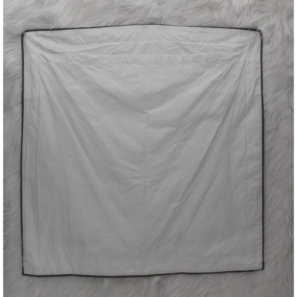 Pottery Barn Morgan White & Gray Euro 26
